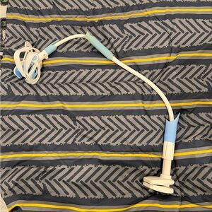 Blue and White Baby Camera Arm Holder